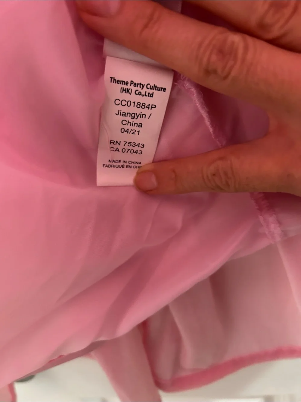 Special Edition Cinderella Party Embroidered Dress up Costume size 7/8 pink